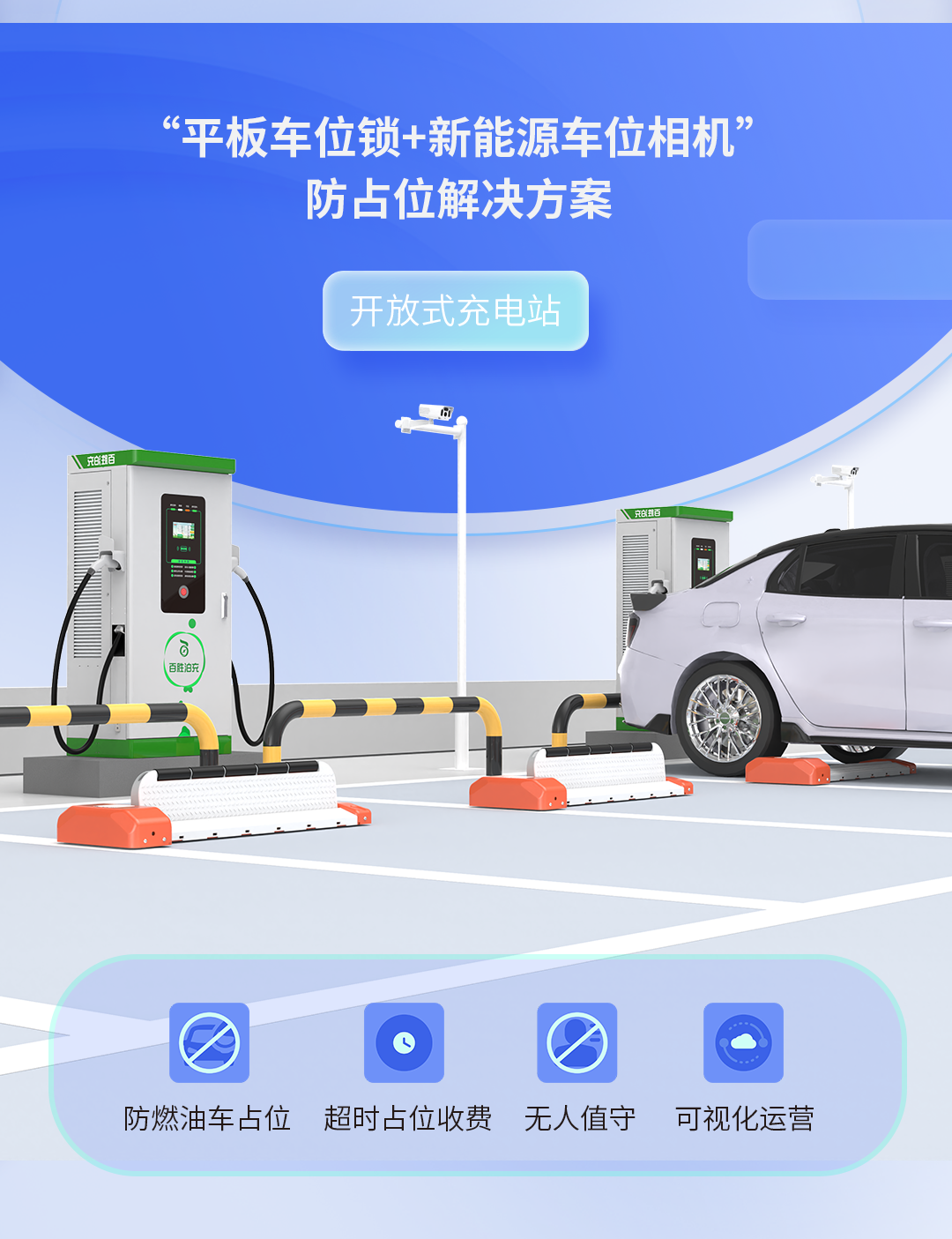 車位高周轉(zhuǎn)，營收增兩成！百勝充電站防占位解決方案助力高效運(yùn)營
